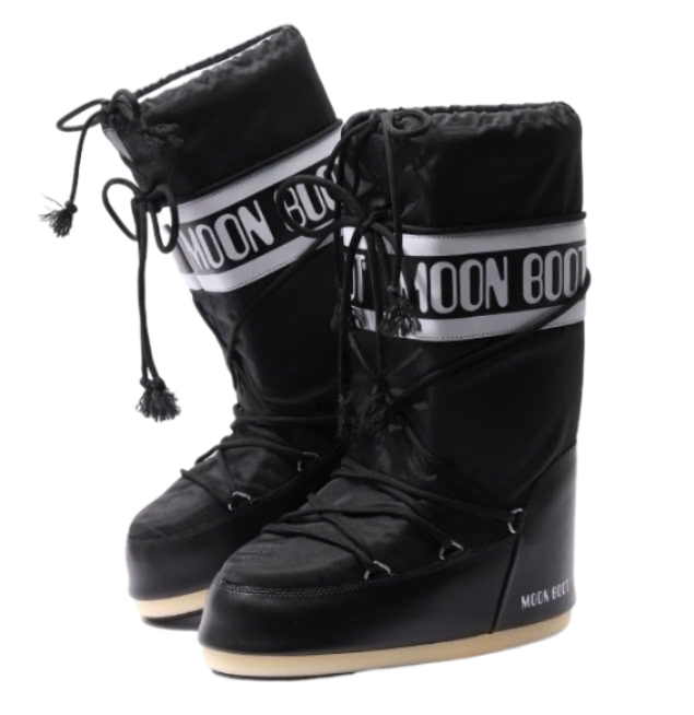 24FWICON BLACK NYLON BOOTS