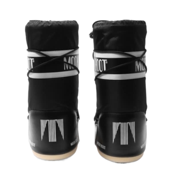 24FWICON BLACK NYLON BOOTS