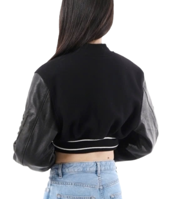 Crop Varsity Jacket