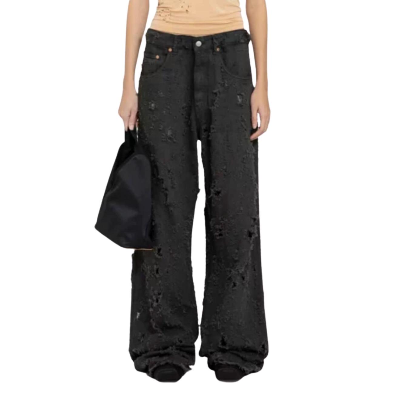 High Waist Jeans - Black