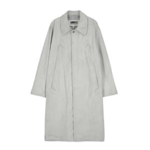 Fluid Trench Coat - White