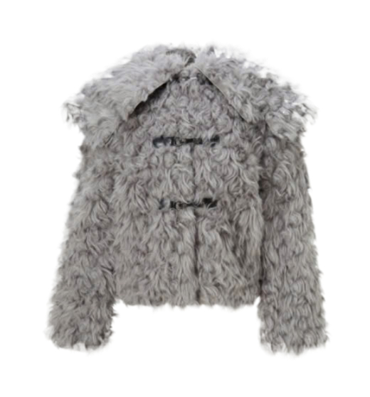 CLOUD Duffle Fur Jacket [Gray]