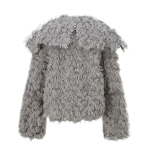 CLOUD Duffle Fur Jacket [Gray]