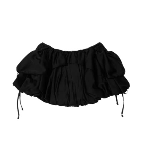 Balloon Cargo Skort Black