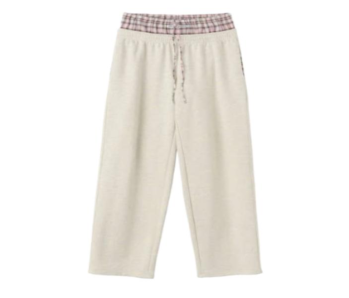 Boxer Layered Sweatpants Oatmeal