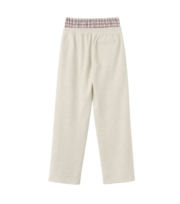 Boxer Layered Sweatpants Oatmeal