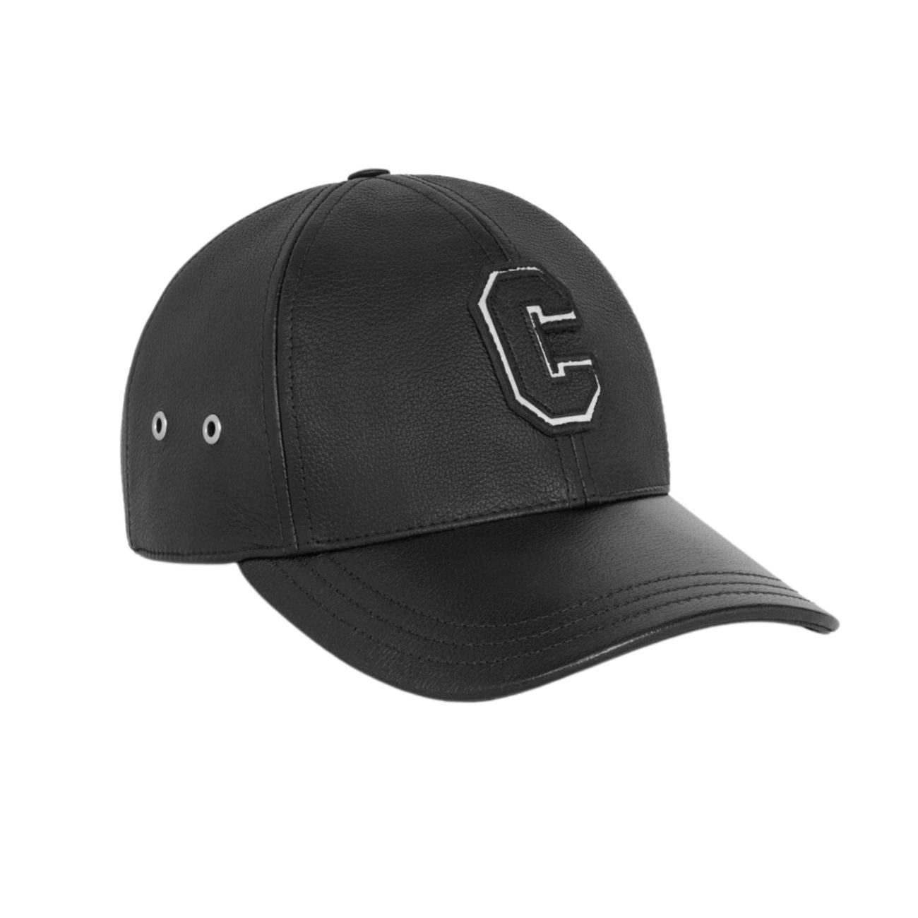 casquette baseball college agneau grainé