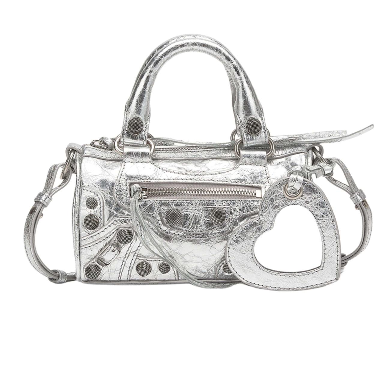 Le Cargol Nano Duffel Bag - Silver 