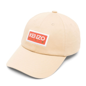 KENZO LOGO BASEBALL CAP BEIGE