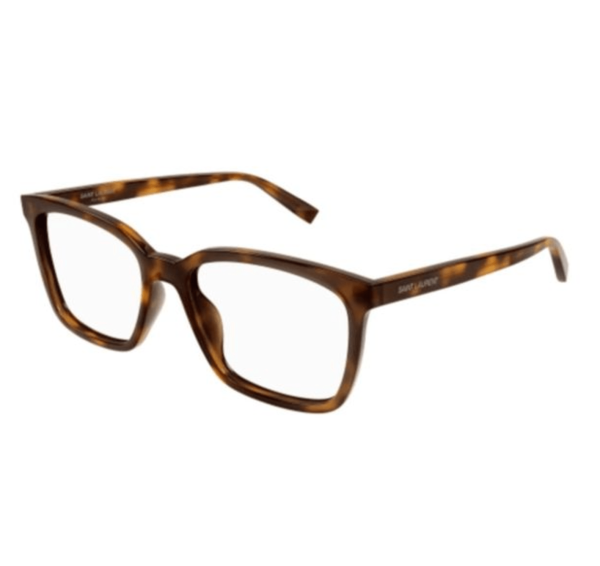 SL 672 Havana Square Frame Glasses