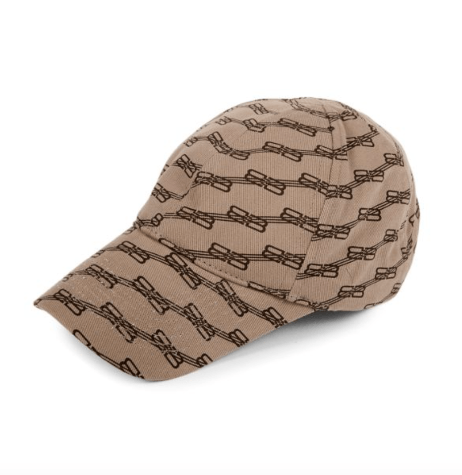 Balenciaga BB Monogram Cap Beige