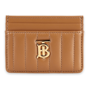 Burberry Quilted Leather Lola Card Case Marple Brwon