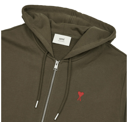 Heart Logo Hooded Zip-up