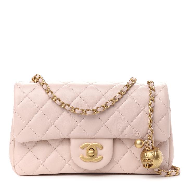 Chanel Flap Bag - Gold Pink