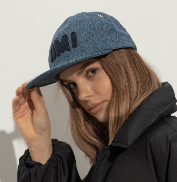 Logo Cotton Denim Ball Cap