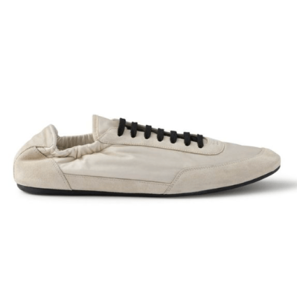 COLLAPSE Re-Nylon Suede Sneakers