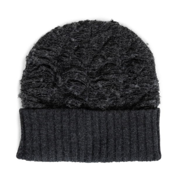 Textured Wool Blend Beanie