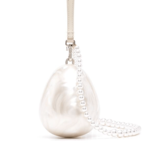  Micro Handheld Egg Bag With Pearl Crossbody Strap