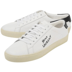 (SẢN PHẨM LỖI) COURT CLASSIC SL/06 EMBROIDERED SNEAKERS IN LEATHER