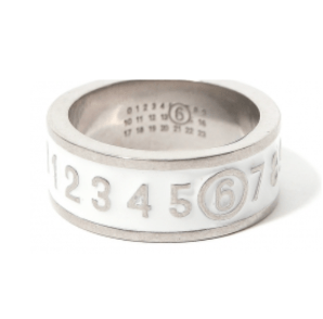 MM6 Maison Margiela NUMERIC SIGNATURE LOGO RING