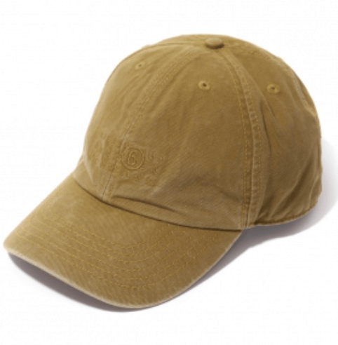 numbers-embroidered curved peak cap