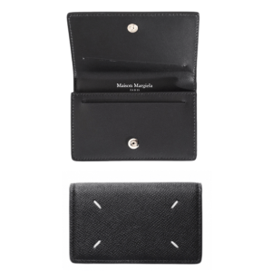 Maison Margiela Leather Business Card Holder Black