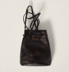 Nappa leather pouch