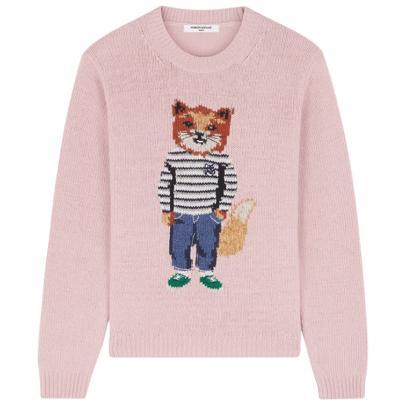 DRESSED FOX INTARSIA JUMPER