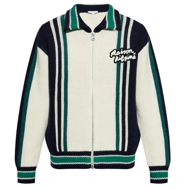 KNITTED COLLEGE BLOUSON