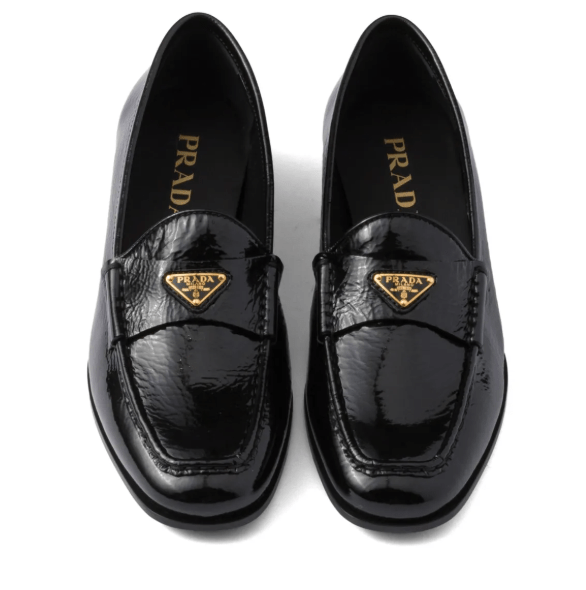 Prada patent-leather Loafers 