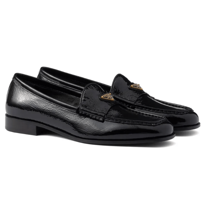 Prada patent-leather Loafers 