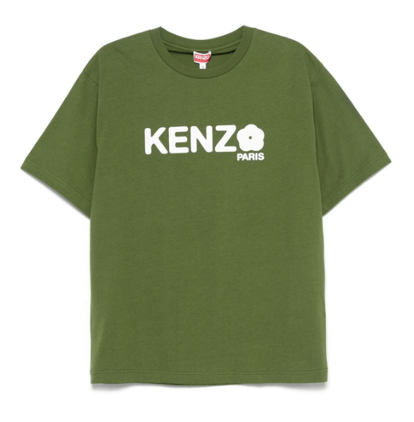 KENZO Paris 'Boke Flower 2.0' Oversized T-Shirt in Green 