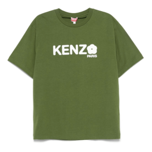 KENZO Paris 'Boke Flower 2.0' Oversized T-Shirt in Green 