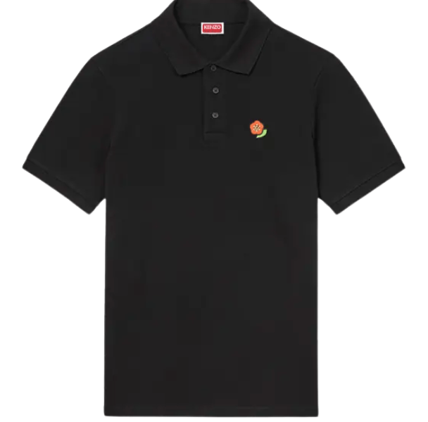 'KENZO Pop' embroidered slim polo in cotton