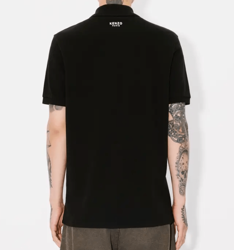 'KENZO Pop' embroidered slim polo in cotton