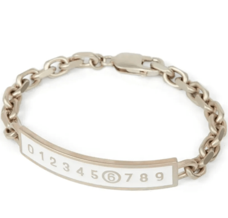 SS25 Number Logo Chain Bracelet