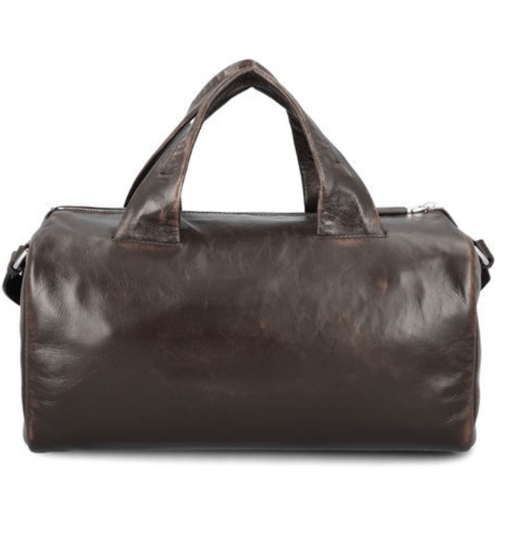 SS25 Vintage leather boston bag