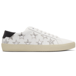 (M) Saint Laurent Court Classic SL/06 California Sneakers Silver Stars