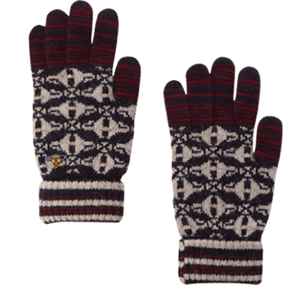 (W) Vivienne Westwood Mud Orb Knitted Gloves 