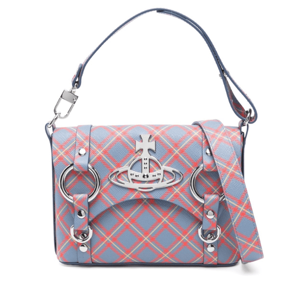 SS25 ORB Decorated Check Pattern Tote Bag