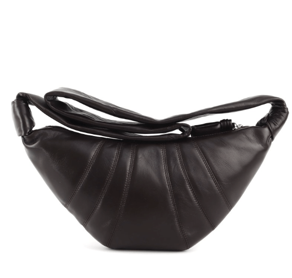 Lemaire Small Croissant Bag Dark Chocolate