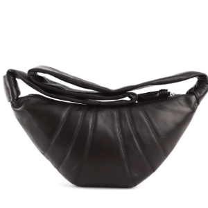 Lemaire Small Croissant Bag Dark Chocolate