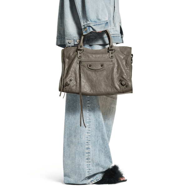 Le City Medium Bag in Army Green