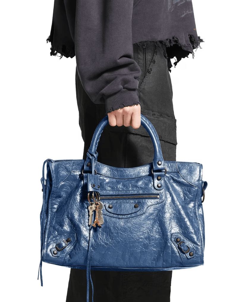 Le City Medium Bag in Mineral Blue