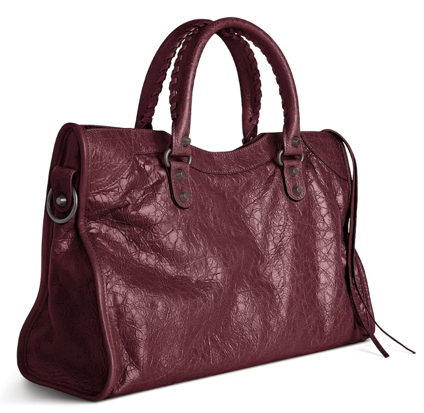 Le City Medium Bag in Dark Burgundy