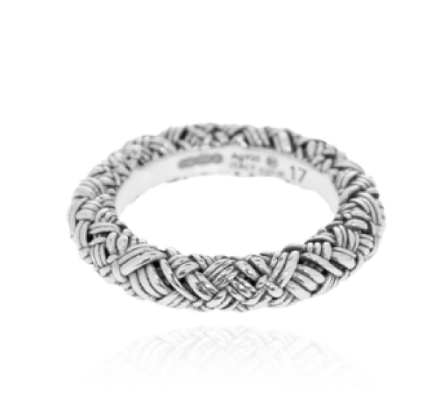 Braided Silver Ring