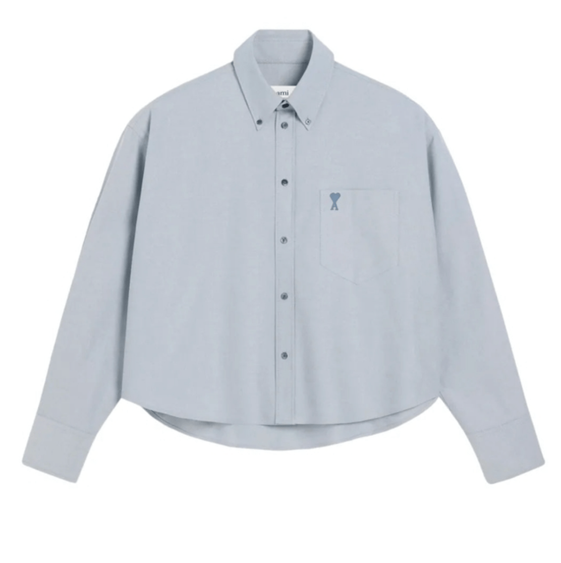 SS25 Heat Logo Embroidered Cotton Shirt