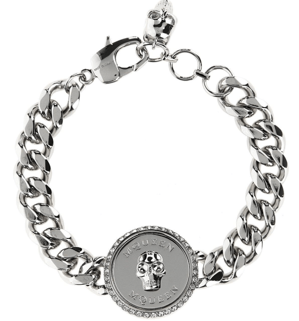 Skull Decorated Chain Bracelet