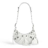 Balenciaga Arena Lambskin Le Cagole XS Shoulder Bag White