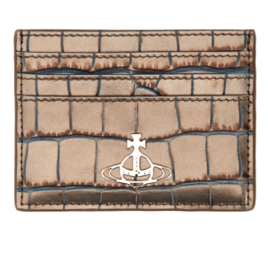 Crocker effect leather card wallet